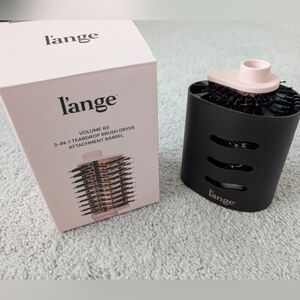 l’ange Volume 65 2-in-1 Teardrop Brush Dryer Attachment Barrel Blush Open Box